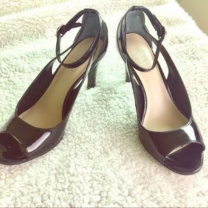 ❗️3/$25 Franco Sarto Ankle Strap Open Toe Heels 8M